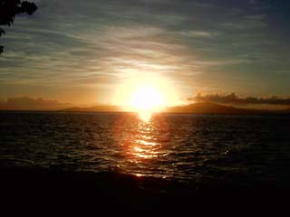 Fiji Sunset in 2005 on Taveuni w/ Go Deep Scuba